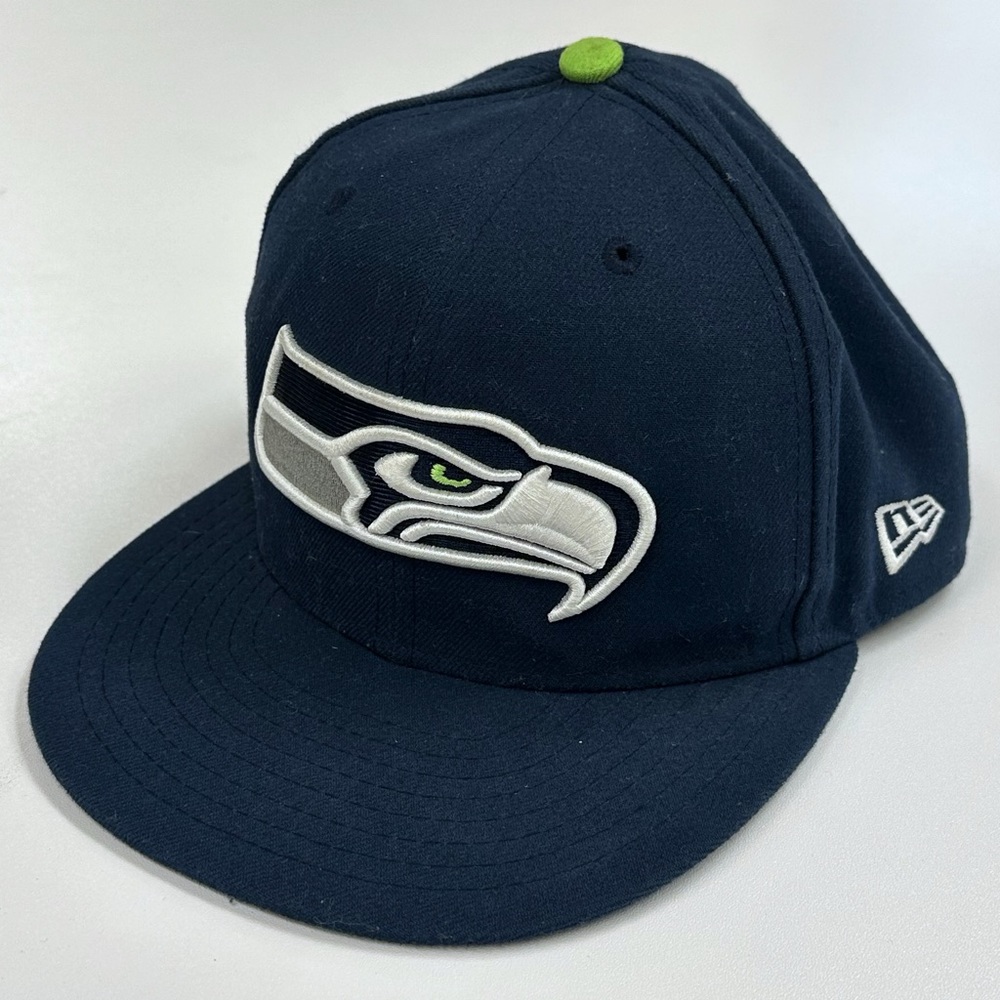 New Era Seattle Seahawks Super Bowl XLVIII 59fifty 7 3/8 Fitted Hat NFL Football